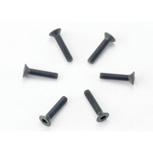 Image of 2.5x12mm Counter-Sunk machine screws (hex drive) (6) TRA2526