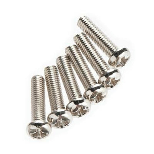 Image of Traxxas 3 x 12mm Phillips Roundhead Machine Screws (6) TRA2561