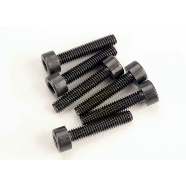 Image of Traxxas 3 x 15mm Cap Head Machine Screws (6pcs, Hex Drive) TRA2586 M3 3x15