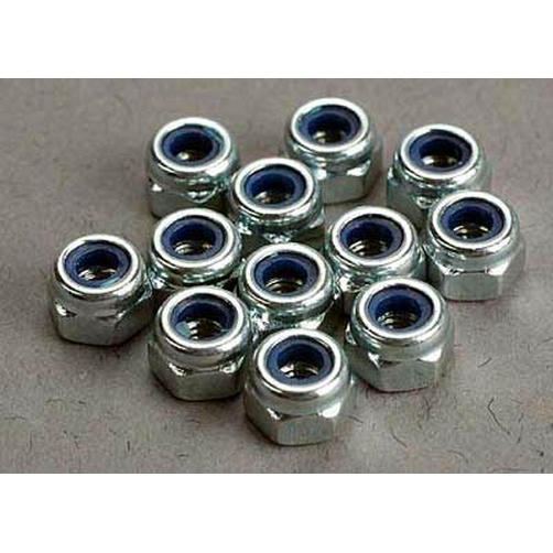 Image of Traxxas 3mm Nylon Locking Nuts (12 pcs) TRA2745