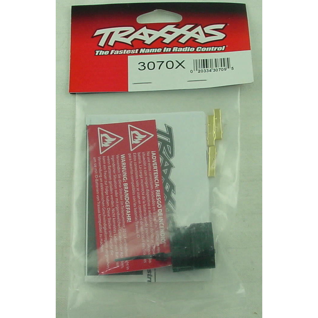 Image of Traxxas ID High-Amp Connectors (Male ESC Connector, 2pcs) TRA3070X