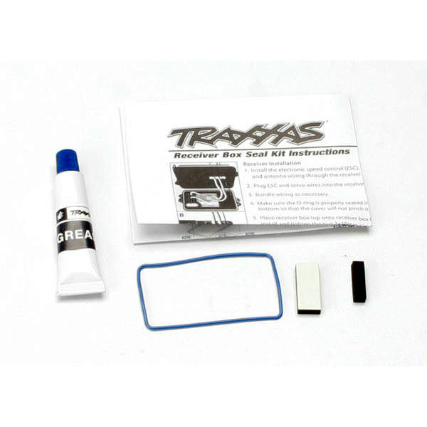 Image of Traxxas Stampede Receiver Box Seal Kit w/Silicone Grease TRA3629