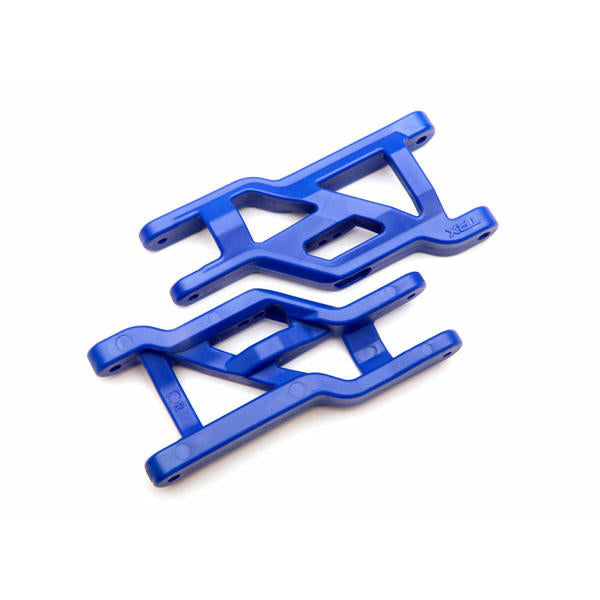 Image of Traxxas Electric 2WD Stampede/Rustler Blue Cold Weather Front Suspension Arms