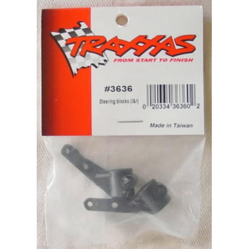 Image of Traxxas Electric Stampede/Rustler Steering Blocks for trucks with 5x8mm bearings