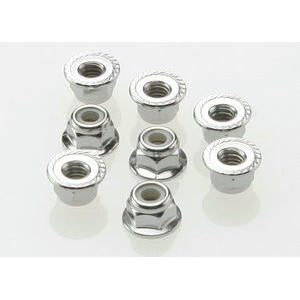 Image of Traxxas 4mm Flanged Nylon Locking Nut TRA3647