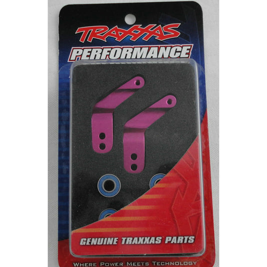 Image of Traxxas 2WD Stampede/Rustler Pink Alloy Rear Hub Carriers w/5x11 Bearings 3652P