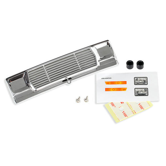 Image of Traxxas Bigfoot No. 1 Chrome Grill w/Decals TRA3656