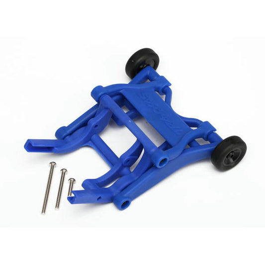 Image of Traxxas 1/10 Scale Assembled Wheelie Bar (Blue)/Stampede/Rustler/Bandit TRA3678X