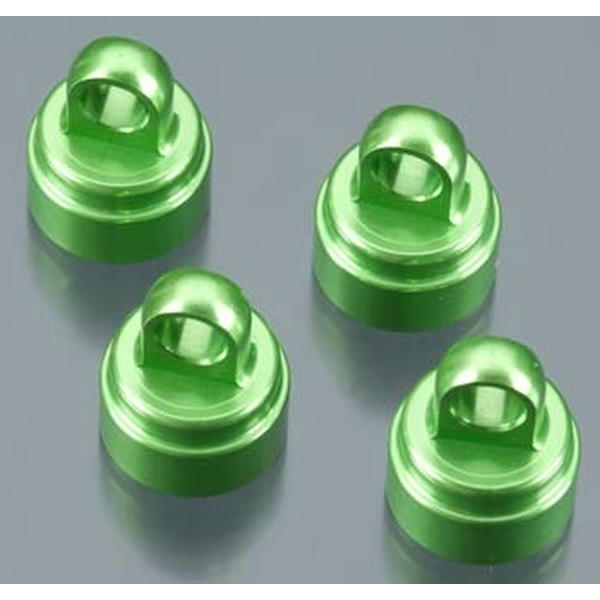 Image of Traxxas Green Anodized Aluminum Shock Caps for Ultra Shocks TRA3767G