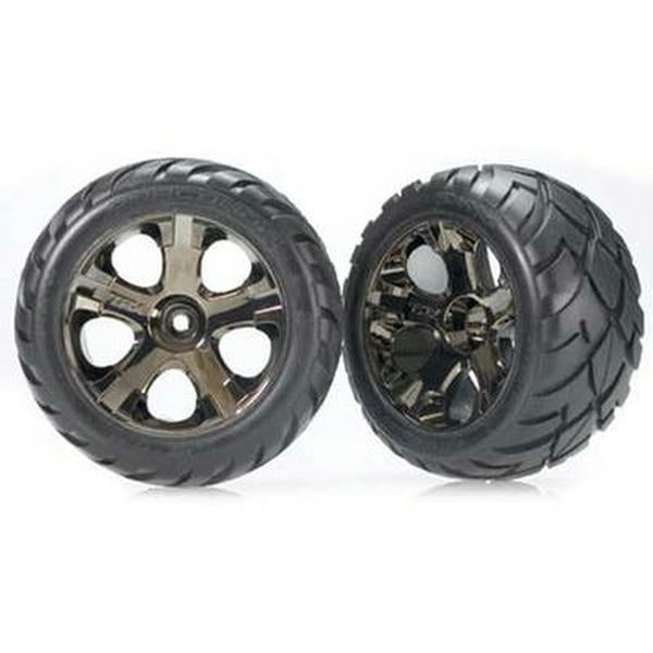Image of Traxxas Anaconda Tires Mounted on All Star Wheels Front