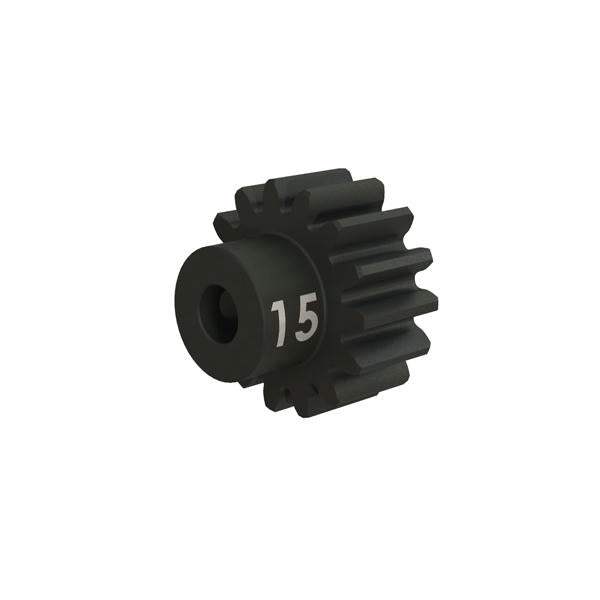 Image of Traxxas 15T 32P Hardened Steel Pinion Gear w/Set Screw TRA3945X (1/8 bore)