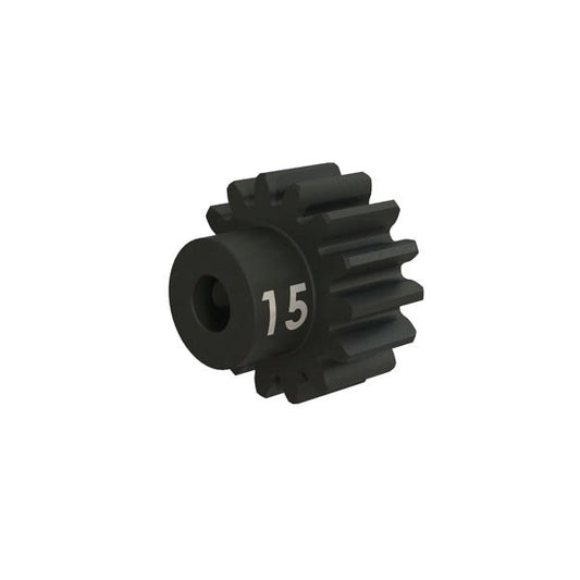 Image of Traxxas 15T 32P Hardened Steel Pinion Gear w/Set Screw TRA3945X (1/8 bore)