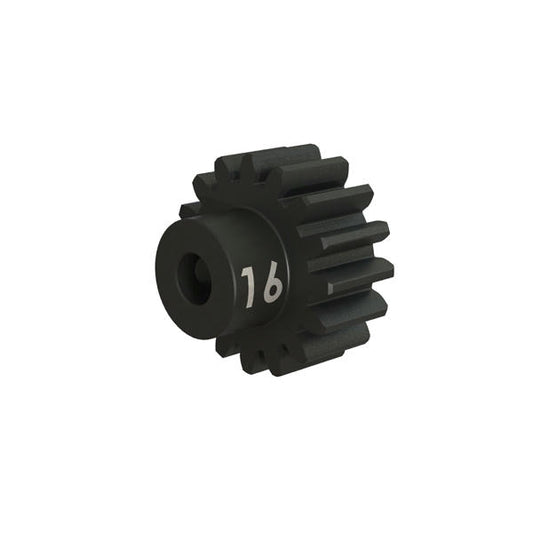 Image of Traxxas 16T 32P Hardened Steel Pinion Gear w/Set Screw TRA3946X (1/8 bore)
