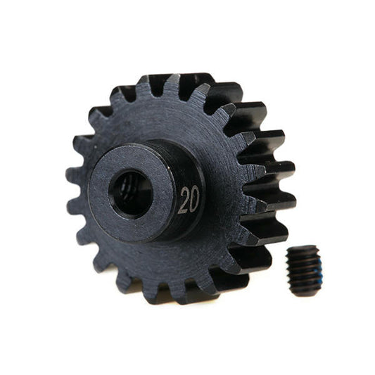 Image of Traxxas 20 Tooth 32 Pitch (20T, 32P/0.8M) Machined Steel Pinion Gear (1/8 Bore)
