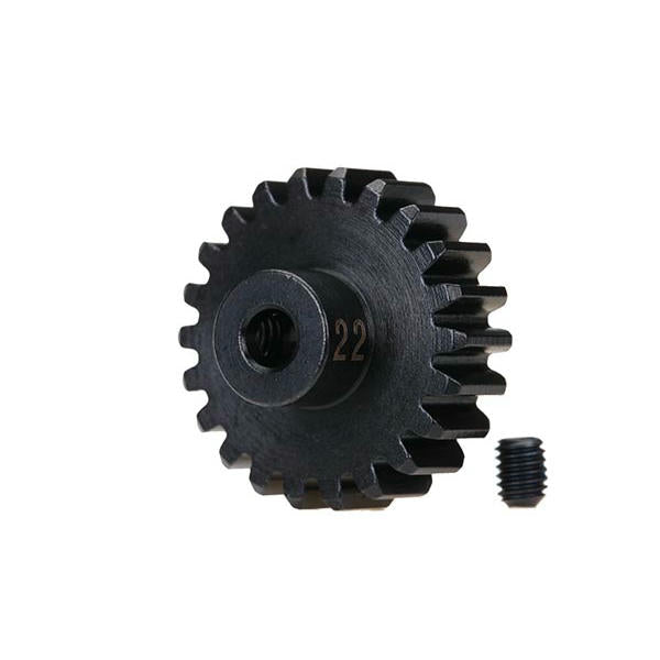 Image of Traxxas 22 Tooth 32 Pitch (22T, 32P/0.8M) Machined Steel Pinion Gear (1/8 Bore)