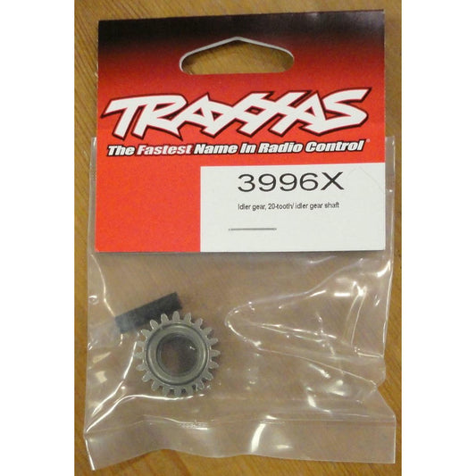 Image of Traxxas E-MAxx 20T Tooth Idler Gear & Idler Gear Shaft XTRA3996X