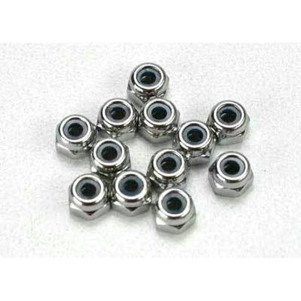 Image of Traxxas Revo Nylon Locknuts 2.5mm (12) TRA5158