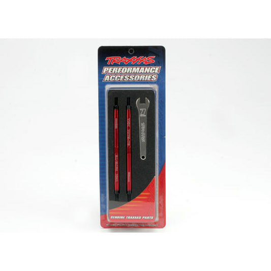 Image of Traxxas REVO Red Aluminum Toe Links TRA5338R 