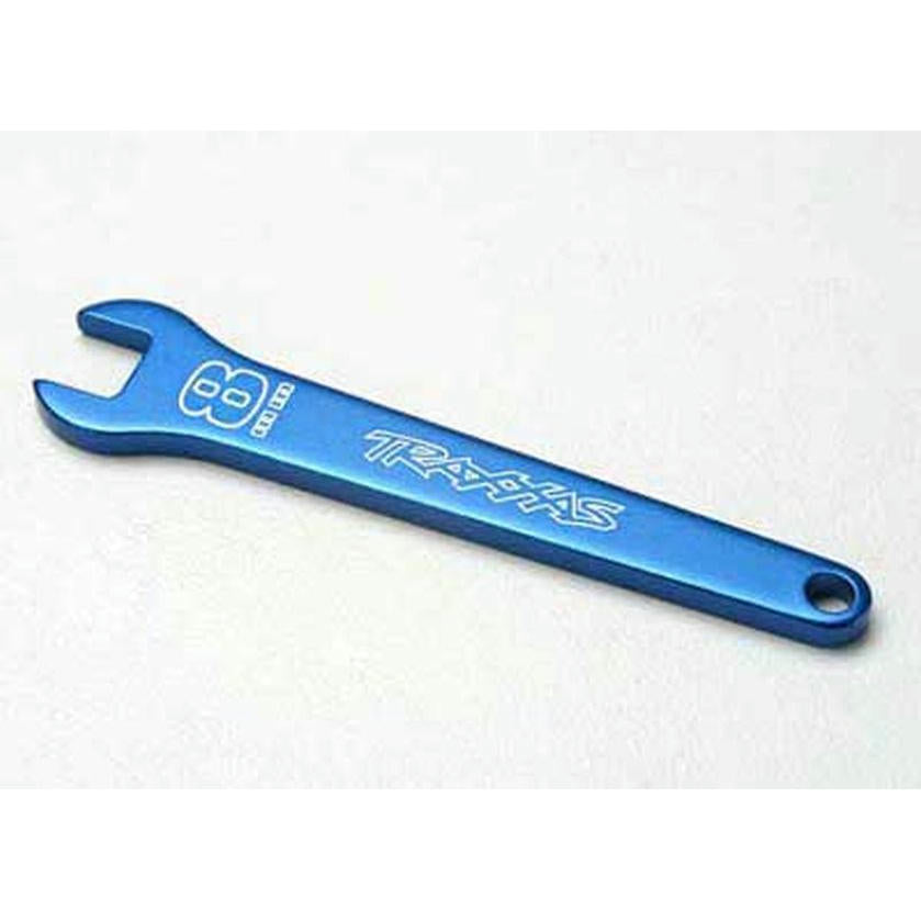 Image of Traxxas REVO Blue Anodized Aluminum 8mm Flat Wrench TRA5478