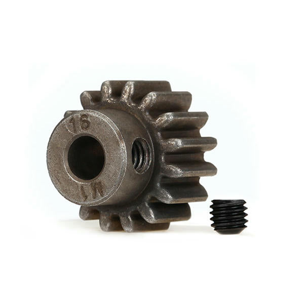 Image of Traxxas X-Maxx 16T 1M 5mm Bore Pinion Gear TRA6489X 16 Tooth 1 Mod