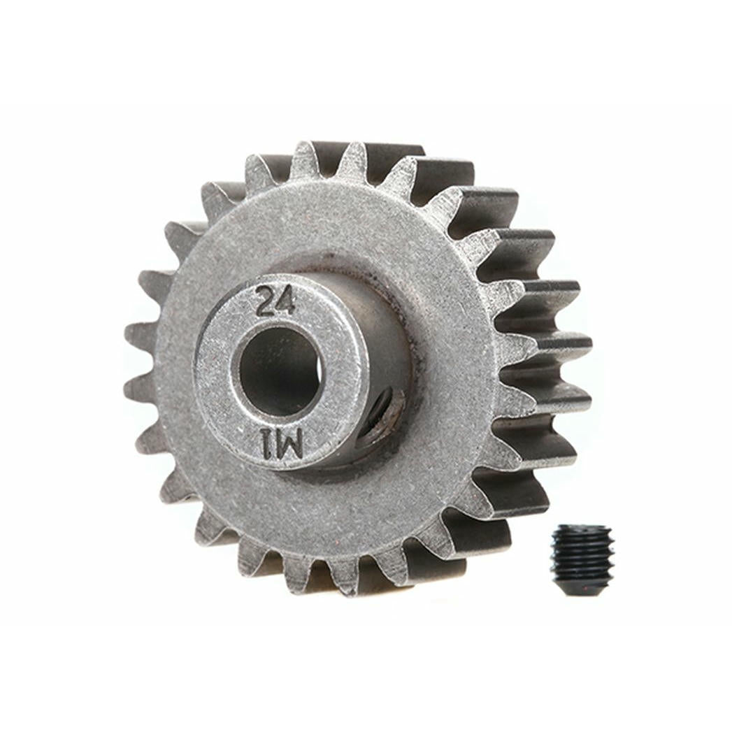 Image of Traxxas X-Maxx/XRT Machined 24 Tooth 1M 5mm Bore Pinion Gear TRA6496X 24T