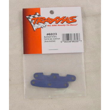 Alum Front & Rear Bulkhead Tie Bars, Blue:Slash4x