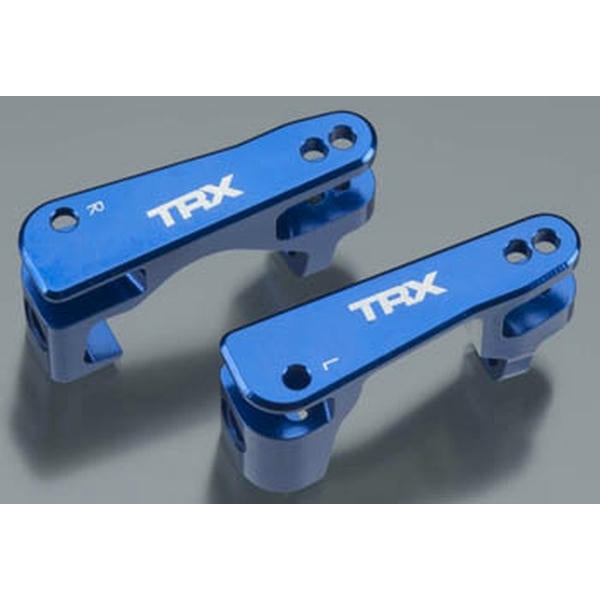 Image of Traxxas SLASH 4x4 Blue Aluminum Castor Blocks TRA6832X