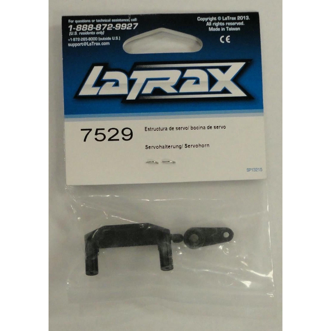 Image of LaTrax 1/18 Rally 4WD Car Servo Mount/Servo Horn TRA7529
