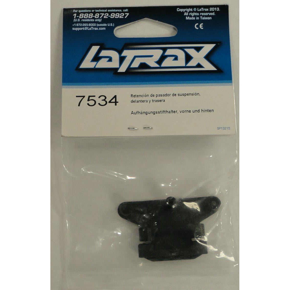 Image of LaTrax 1/18 Rally 4WD Car Suspension Pin Retainer Front/Rear TRA7534