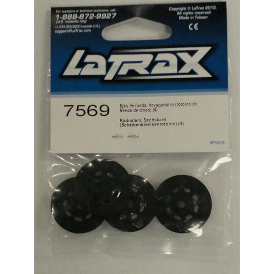 Image of LaTrax 1/18 Rally 4WD Wheel Hubs Hex (Disc Brake Rotors) (4) TRA7569