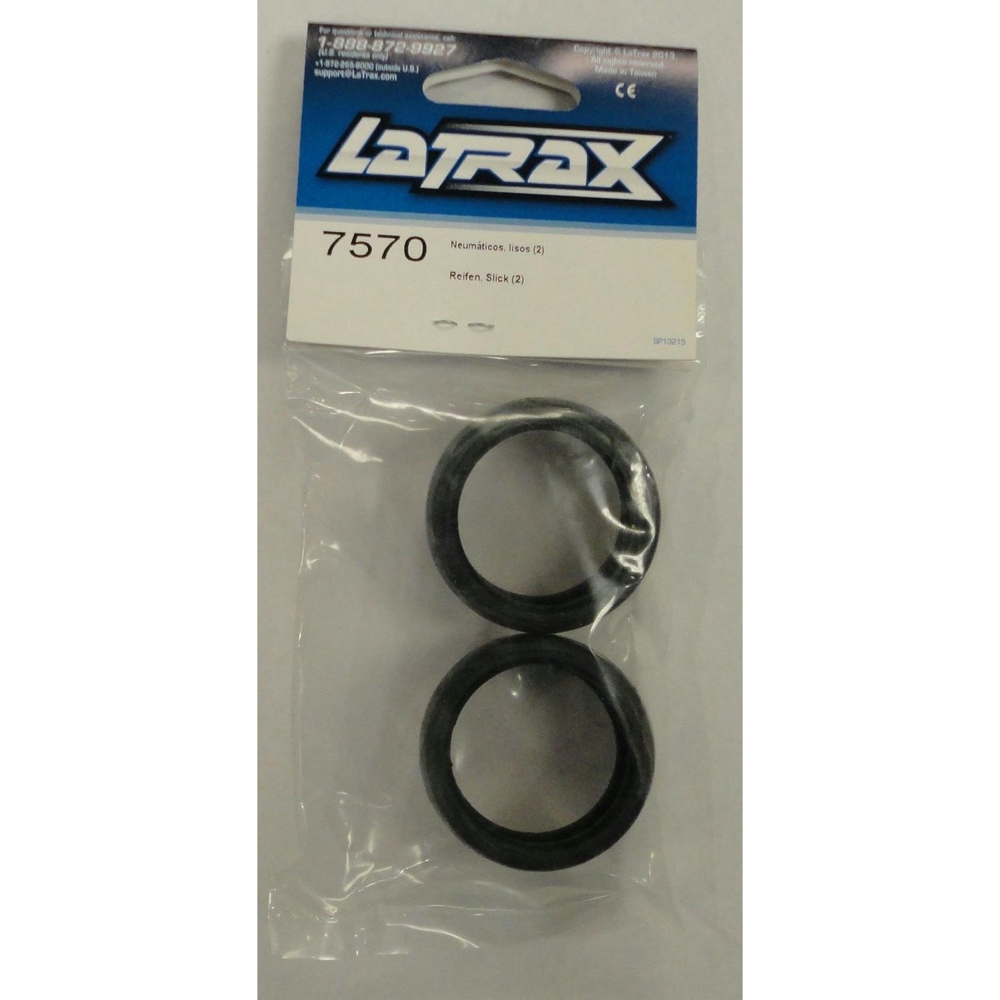 Image of LaTrax 1/18 4WD Rally Car Tires Slick (2) TRA7570