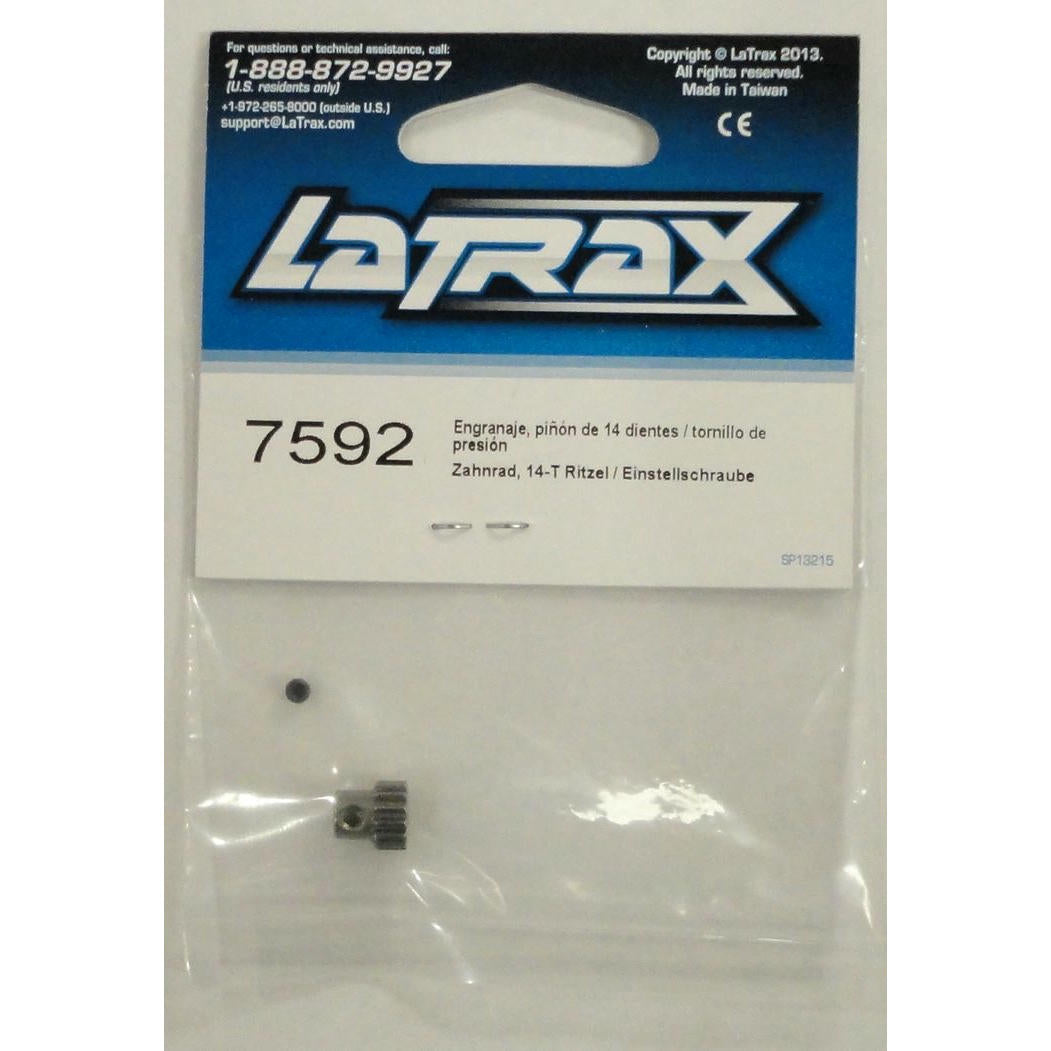 Image of LaTrax 1/18 4WD Rally Car Pinion Gear w/Set Screw 14T TRA7592