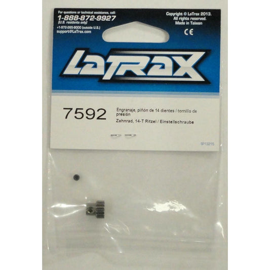 Image of LaTrax 1/18 4WD Rally Car Pinion Gear w/Set Screw 14T TRA7592