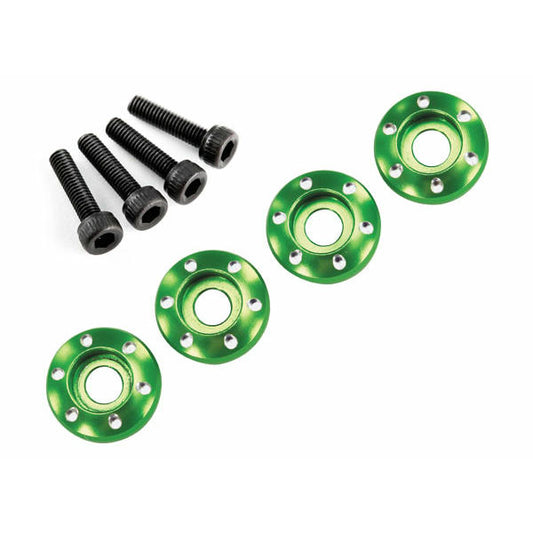 Image of LaTrax 1/18th Scale 3 x 12mm Wheel Nut Washers - Green/Teton TRA7668G
