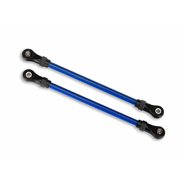 Image of Traxxas TRX-4 TRX4 Long Arm Lift Kit Blue Alloy Front Lower Links 104mm TRA8143X