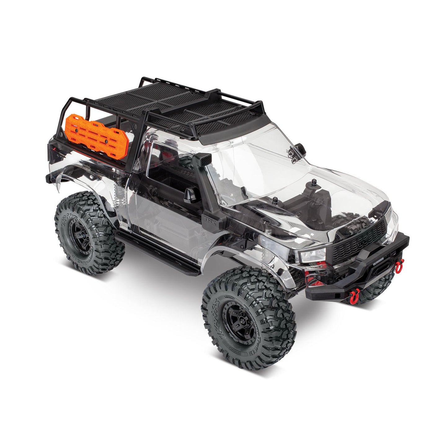 TRX-4ÃÅ½ Sport Unassembled Kit: 4WD Electric Truck with clear body, expedition rack, an...