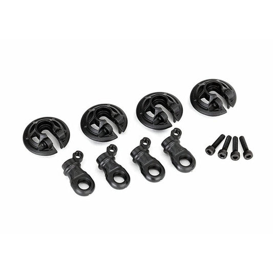 Image of Slash 4x4/Stampede 4x4/Rustler 4x4 Lower Shock Spring Retainers TRA8459