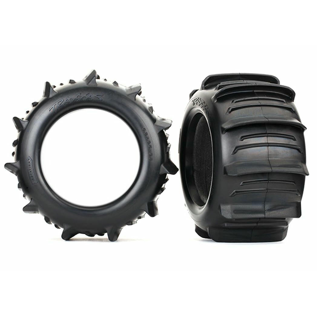 Image of Traxxas Sledge Paddle Tires for 3.8 Wheels (6.5 Diameter) TRA8673 2pcs