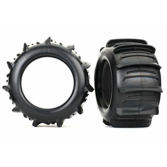 Image of Traxxas Sledge Paddle Tires for 3.8 Wheels (6.5 Diameter) TRA8673 2pcs