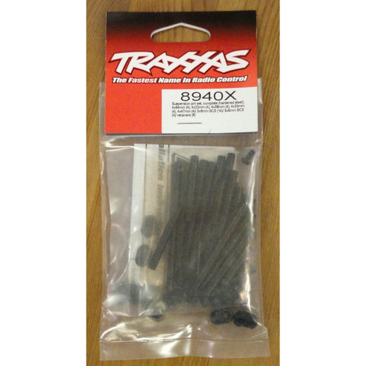 Image of Traxxas MAXX/MAXX Slash 6S Complete Hardened Steel Suspension Pin Set TRA8940X