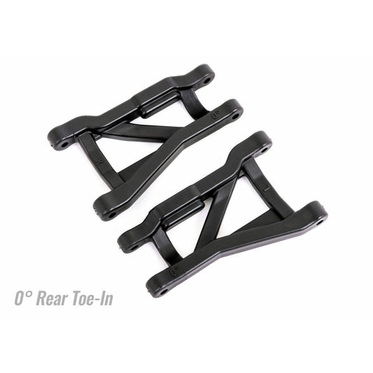 Image of Traxxas P2WD Drag Slash Black Rear Suspenson Arms (Left & Right) 0 Degree 9430
