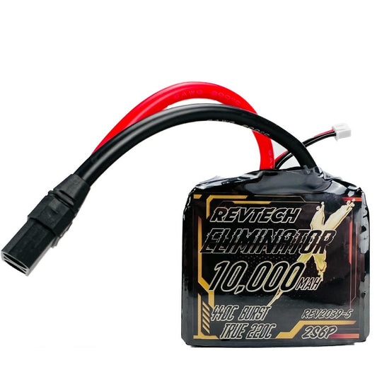 Image of Trinity Revtech Eliminator X 2S6P 7.4V 220C 10,000mAh LiPo Drag Race Battery 