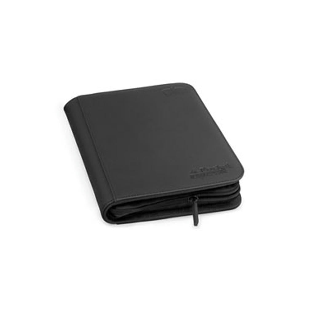 Image of Ultimate Guard Black Xenoskin 8-Pocket Zipfolio Card Binder UGD010351