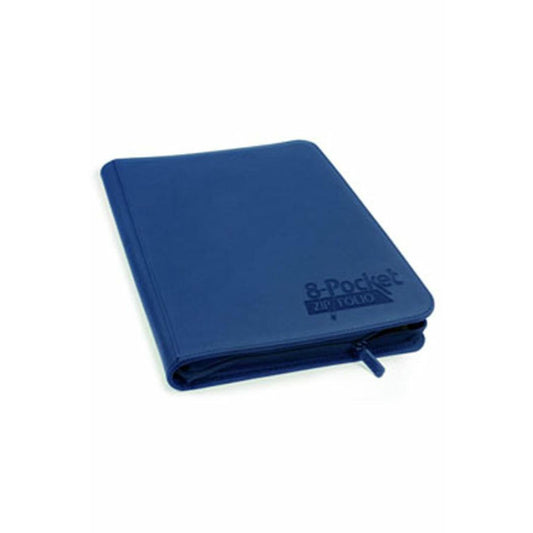 Image of Ultimate Guard Dark Blue Xenoskin 320 8-Pocket Zippered Card Binder UGD010434