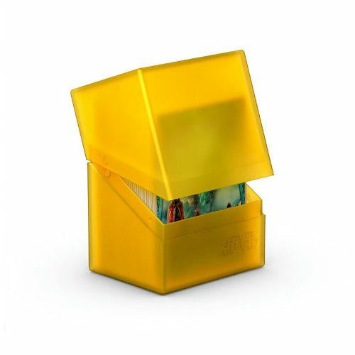 Image of Ultimate Guard Boulder Amber 80+ Deck Box UGD010845