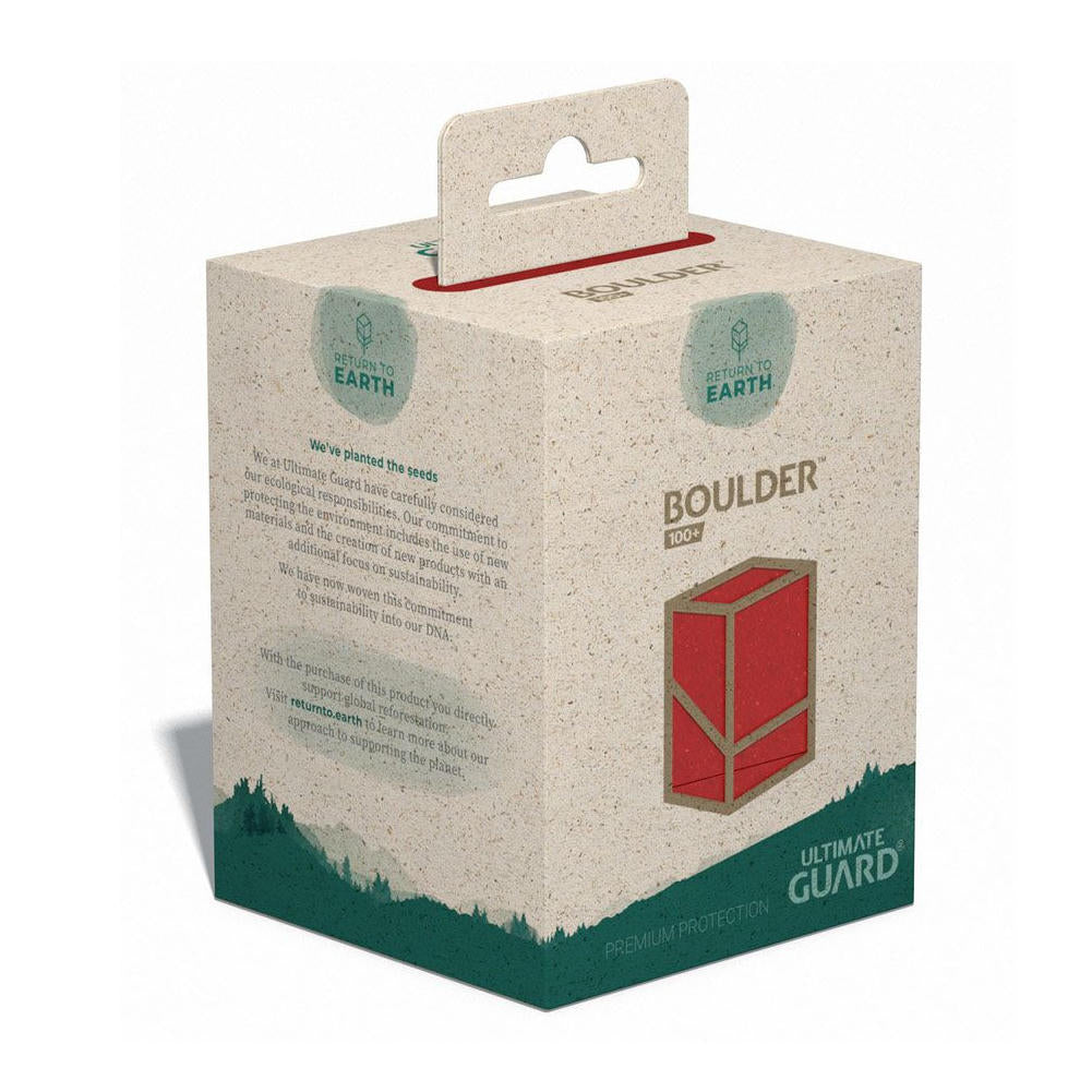Image of Deck Box: Boulder: Return To Earth: 100+: Red