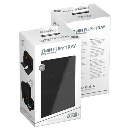 Image of Ultimate Guard Flip'n'Tray Black 200+ Deck Box UGD011242
