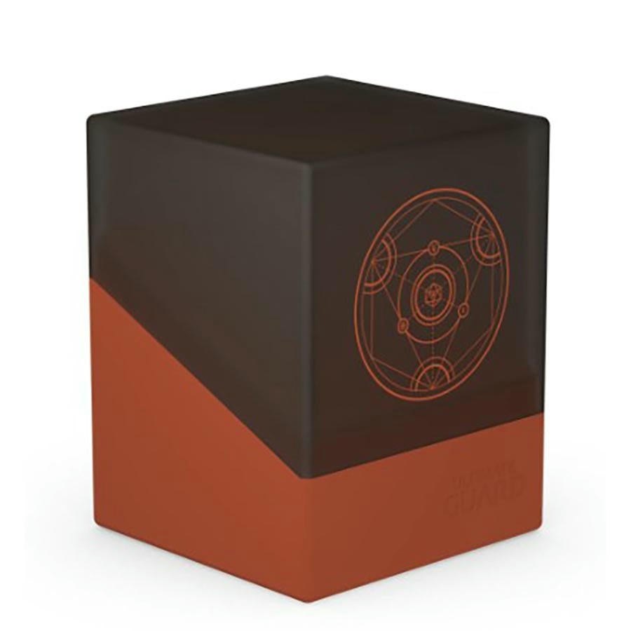 Image of Ultimate Guard Druidic Secrets Impetus Dark Orange Boulder 100+ Deck Box 011427