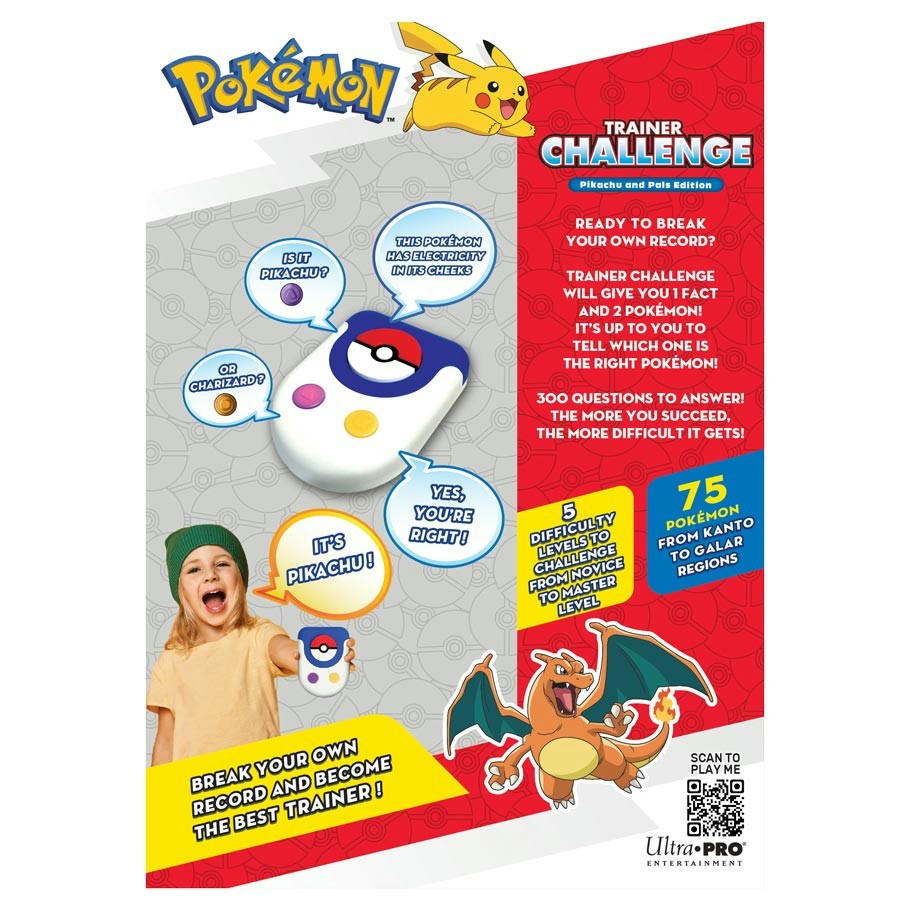 Image of Ultra-Pro Pokemon Trainer Challenge Pikachu & Pals Edition Game UPE10291