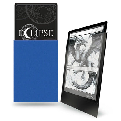 Image of Ultra-Pro Pacific Blue Matte Standard 66x91mm Card Protector Sleeves 100ct